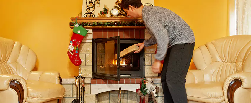 Rusted Metal Fireplace Restoration in Buffalo, Minnesota