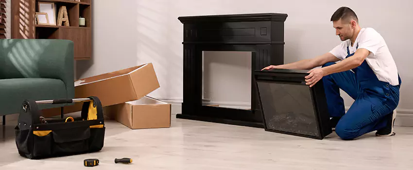 Old Rusted Metal Fireplace Repair And Replacement in Buffalo, MN